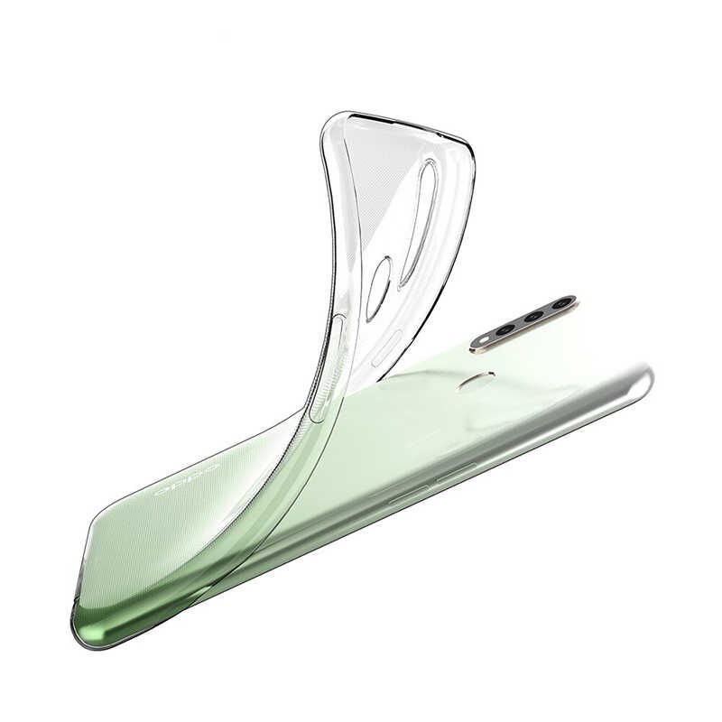 Oppo A31 Şeffaf Kılıf Yumuşak İnce Tasarımlı Kapak (SÜPER) Renksiz