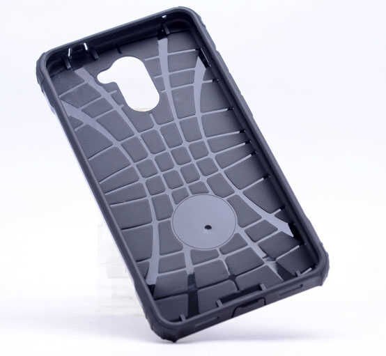 Huawei Y7 Prime Kılıf Armor Köşe Korumalı Çift Katman Tank Zırh Kapak (CRASH) Lacivert