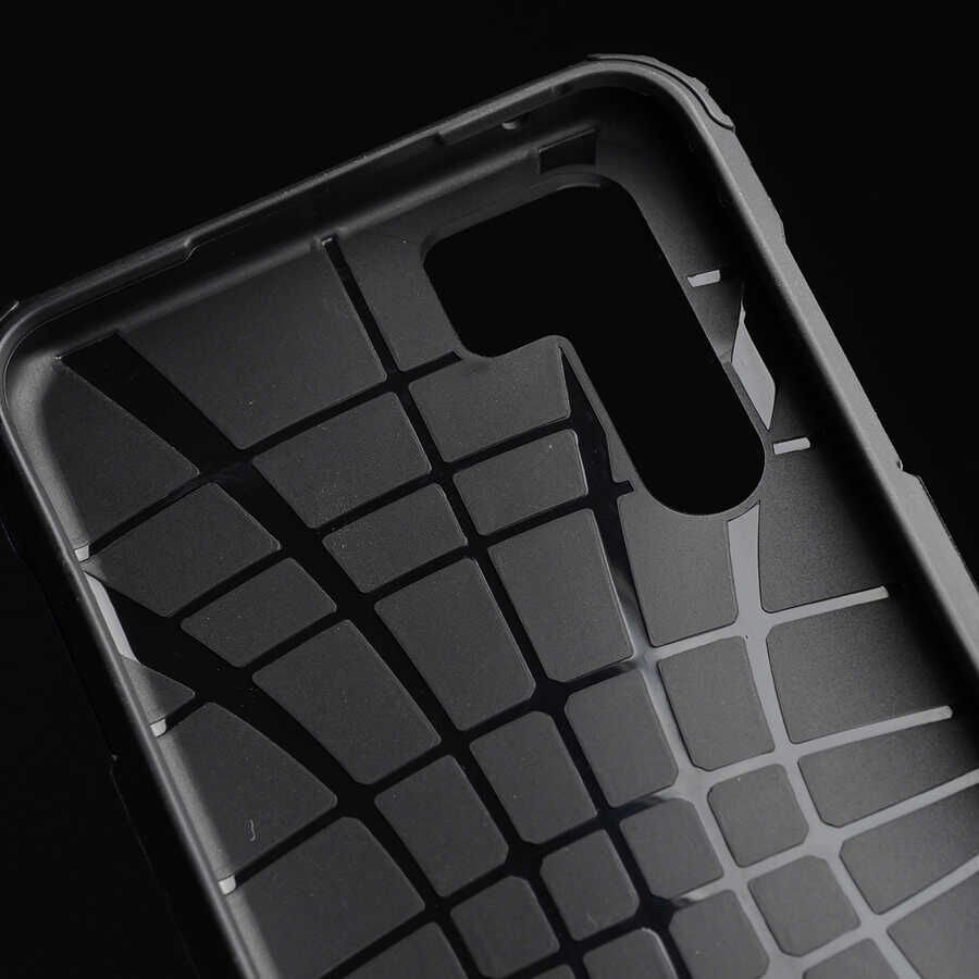 Oppo Reno 3 Kılıf Armor Köşe Korumalı Çift Katman Tank Zırh Kapak (CRASH) Rose Gold