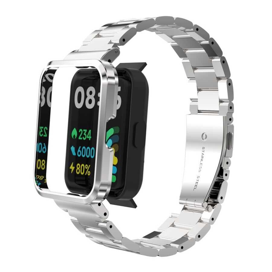 Xiaomi Redmi Watch 2 Lite Metal Kordon Gösterişli Tasarım (KRD-60) Siyah