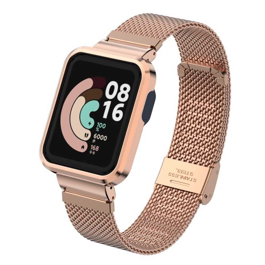 Xiaomi Redmi Watch (Mi Watch Lite) Metal Kordon Örgülü Tasarım (KRD-59) Colorful