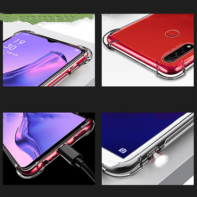 Oppo A31 Şeffaf Kılıf Köşelerde Darbelere Karşı Ultra Kalınlık (ANTİSHOCK) Renksiz