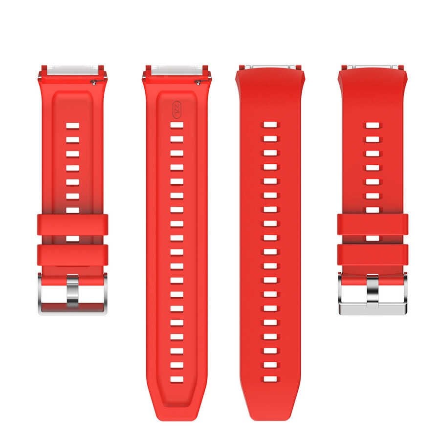 Huawei Watch Gt 3 46mm Gt/gt2/gt2e/gt2 Pro/gt3 Pro (22MM) Silikon Kordon Esnek Yapılı (KRD-26) Mavi