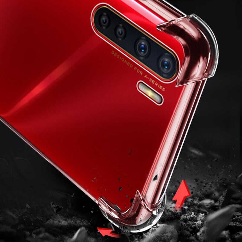 Oppo Reno 3 Şeffaf Kılıf Köşelerde Darbelere Karşı Ultra Kalınlık (ANTİSHOCK) Renksiz