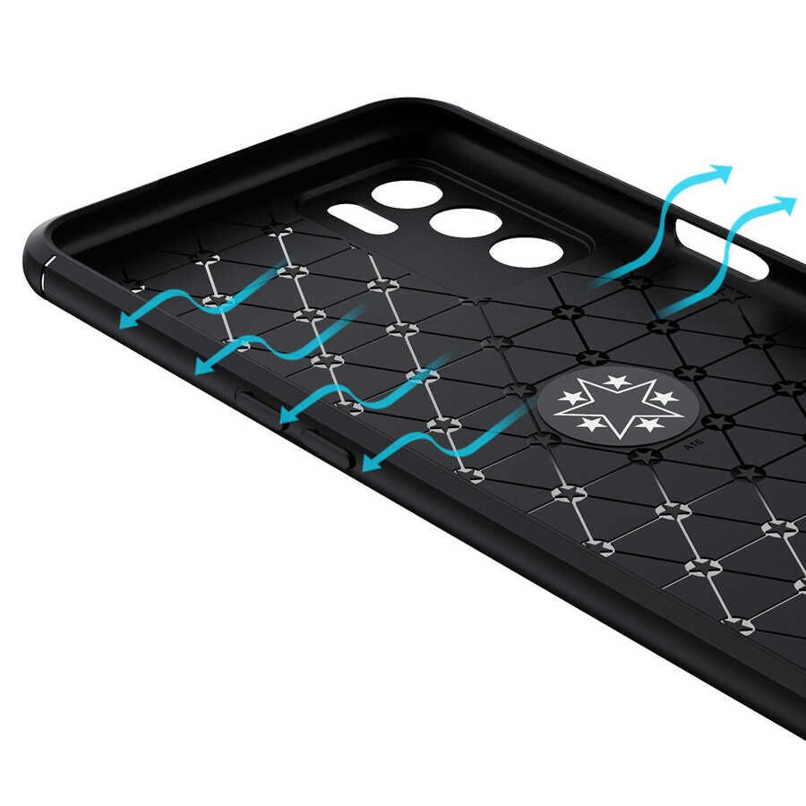 Oppo A16 Kılıf Kamera Çıkıntılı Renkli Yüzüklü Standlı Mıknatıslı Kapak (RAVEL) Siyah-Mavi