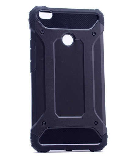 Huawei P9 Lite 2017 Kılıf Armor Köşe Korumalı Çift Katman Tank Zırh Kapak (CRASH) Gold