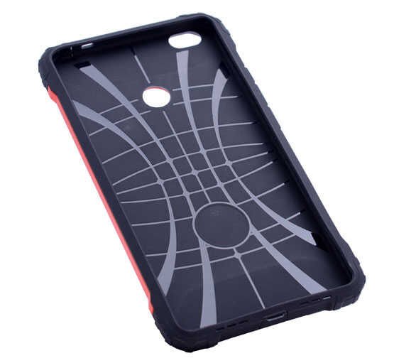 Huawei P9 Lite 2017 Kılıf Armor Köşe Korumalı Çift Katman Tank Zırh Kapak (CRASH) Rose Gold