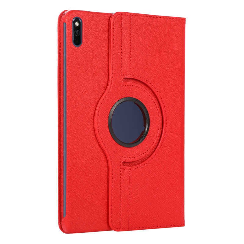 Huawei Matepad 11 2021 Kılıf Dönebilen Standlı (D-T) Kırmızı