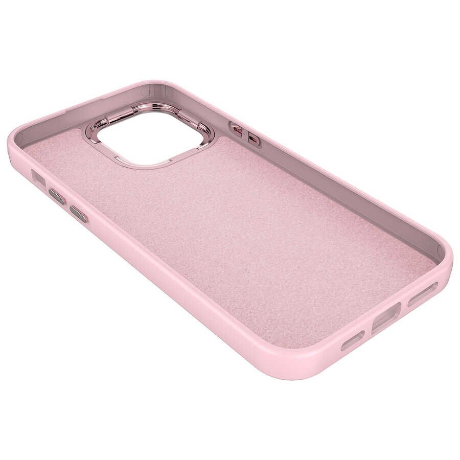 Huawei Nova 9 SE Kılıf Metal Çerçeveli Hassas Butonlu Renkli İçi Kadife Lansman Kapak (LUNA) Sierra Mavi