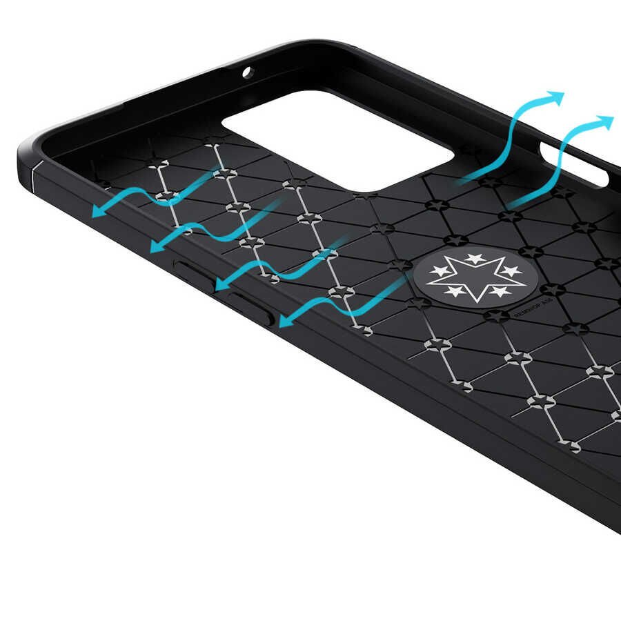 Oppo A36 Kılıf Kamera Çıkıntılı Renkli Yüzüklü Standlı Mıknatıslı Kapak (RAVEL) Siyah-Kırmızı