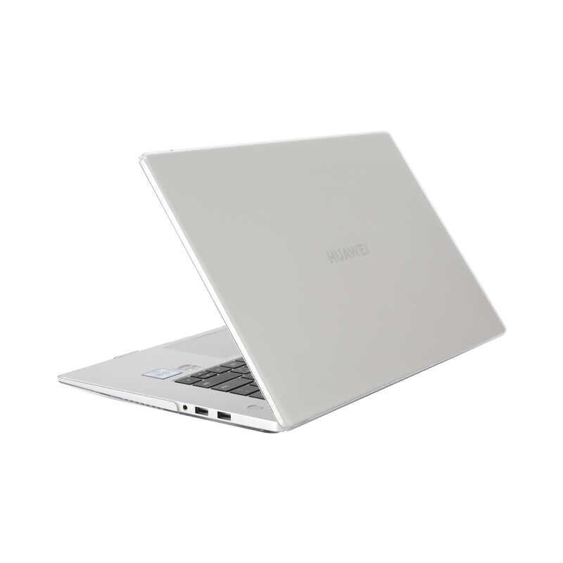 Huawei Matebook D15 2020 2021 Kılıf 360 Derece Tam Korumalı Kapak (M-SOF-KRİSTAL) Renksiz