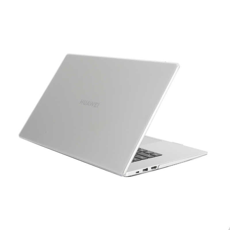Huawei Matebook D15 2020 2021 Kılıf 360 Derece Tam Korumalı Kapak (M-SOF-KRİSTAL) Renksiz