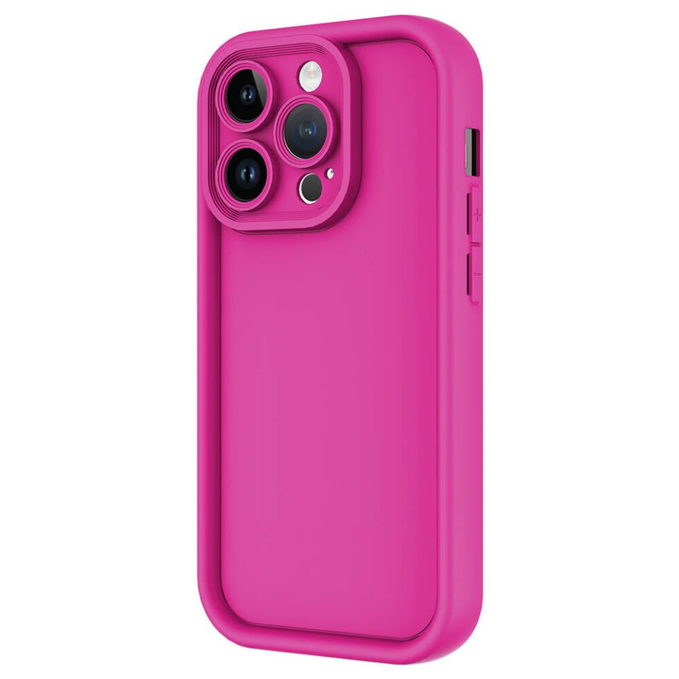 Apple  iPhone 14 Pro Kılıf Mat Yüzeyli Kamera Korumalı Silikon Kapak (Ananas) Siyah