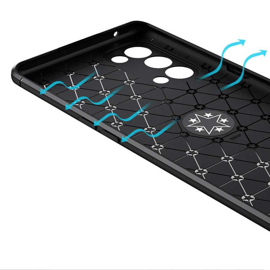Oppo Reno 5 Pro 5G Kılıf Kamera Çıkıntılı Renkli Yüzüklü Standlı Mıknatıslı Kapak (RAVEL) Siyah