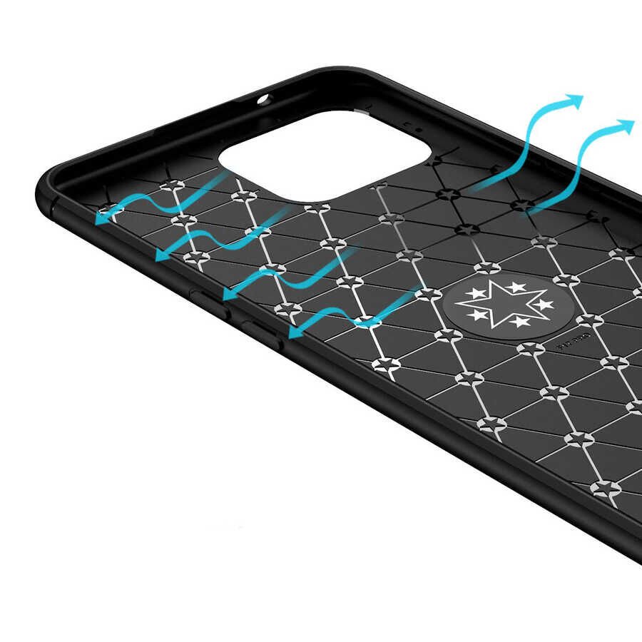 Oppo A73 Kılıf Kamera Çıkıntılı Renkli Yüzüklü Standlı Mıknatıslı Kapak (RAVEL) Siyah-Rose Gold