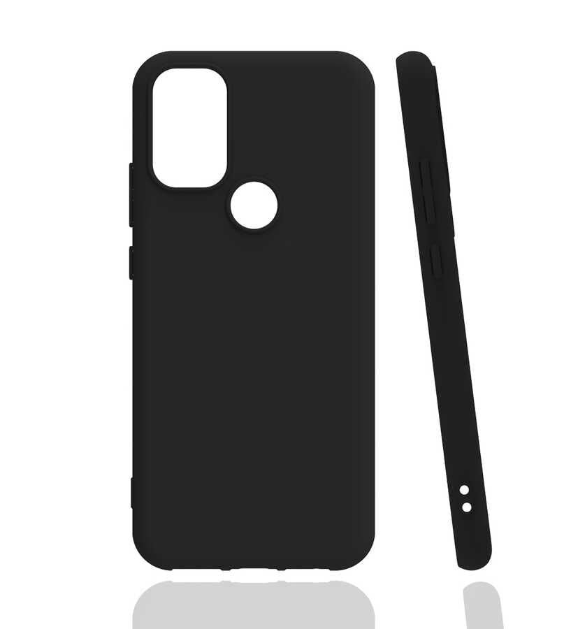 One Plus Nord N10 5G Kılıf Kamera Korumalı Esnek Renkli Silikon Kapak (Biye) Mor
