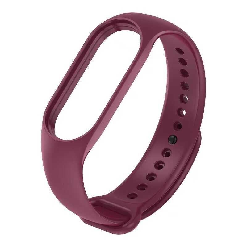 Xiaomi Mi Band 7 Silikon Kordon Soft ve Pürüzsüz Yüzeyli Kordon (Klasik) Hot Mor