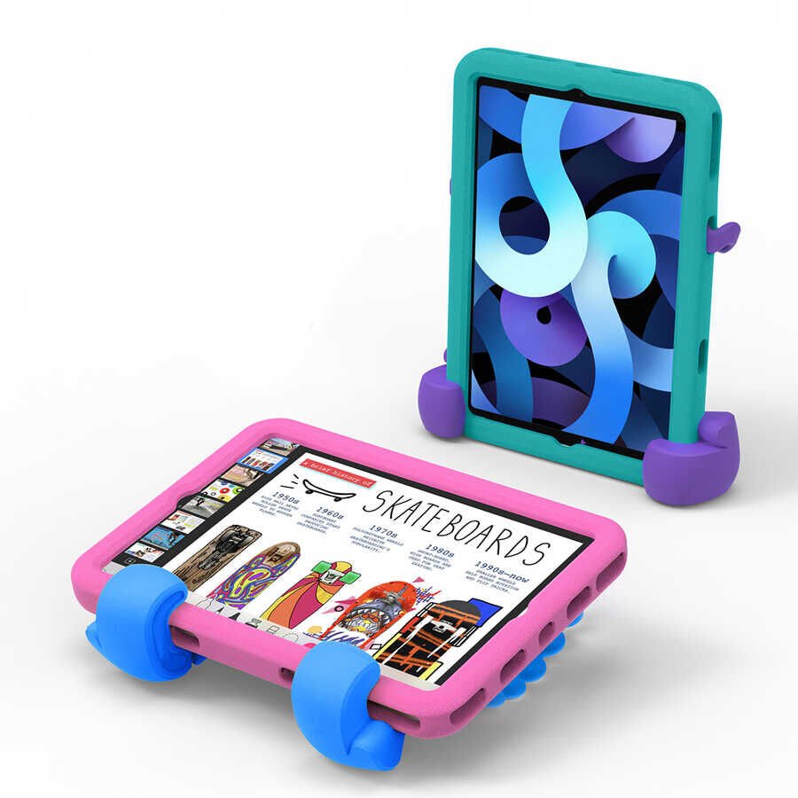 Ipad Mini 1 2 3 Çocuklar İçin Tablet Kılıfı A1432 A1454 A1455 A1489 A1490 A1491 A1599 A1600 (Eva) Pembe Koyu