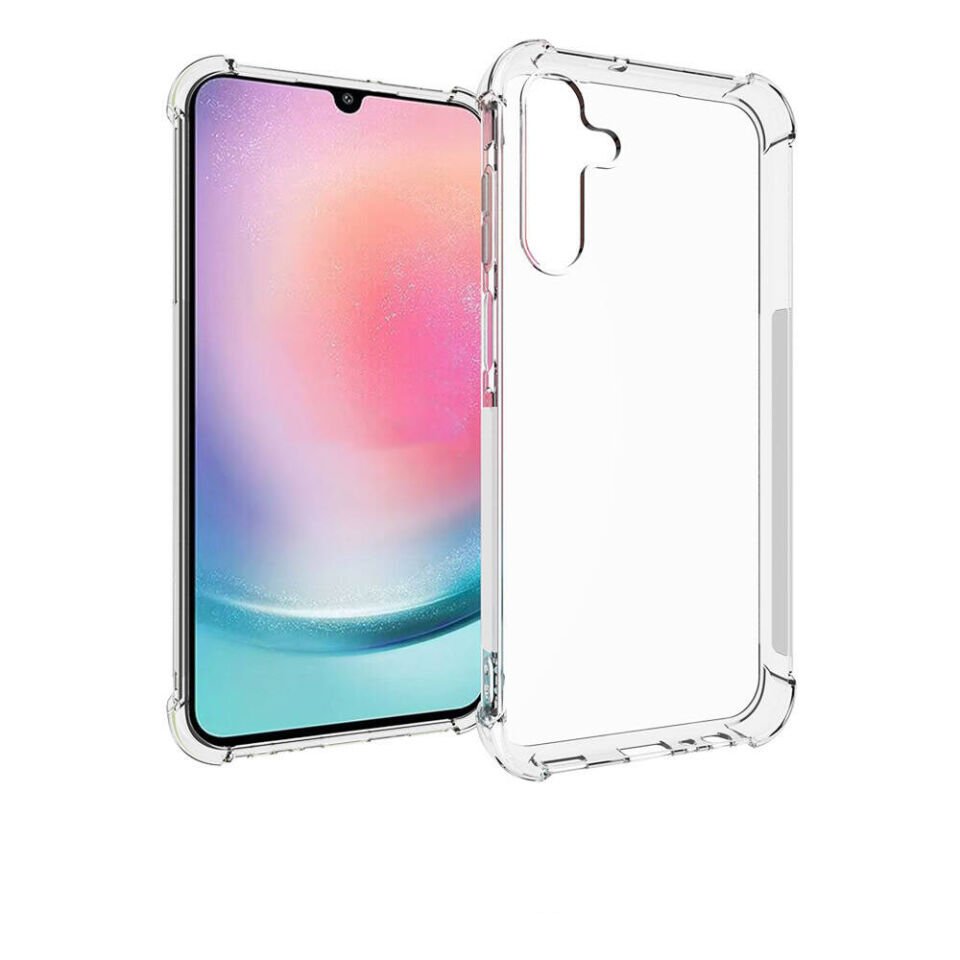 Samsung Galaxy A15 Şeffaf Kılıf Köşelerde Darbelere Karşı Ultra Kalınlık (ANTİSHOCK) Renksiz