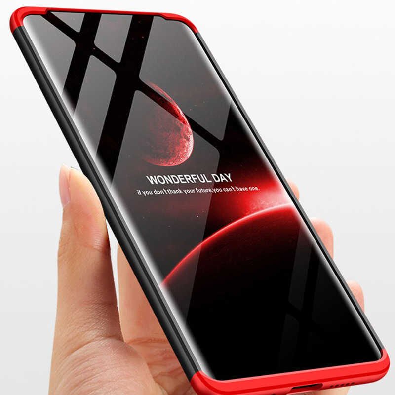 Huawei P30 Pro Kılıf 360 Tam Koruma Ön Ve Arka Sert Mika Kapak Orjinal Ays Gkk Kapak Mavi