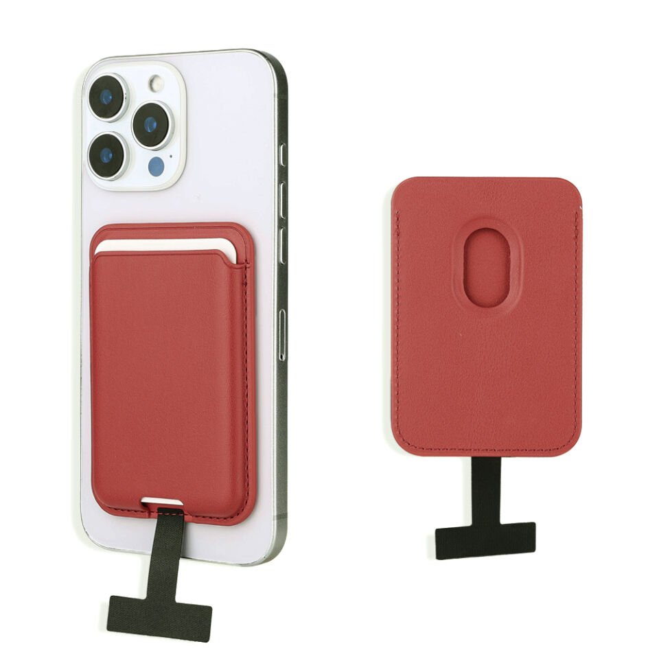 HEPTEKİLETİŞİM CRD-09 Dahili Şarj Soket Aparatlı Magnetik PU Deri Kartlık