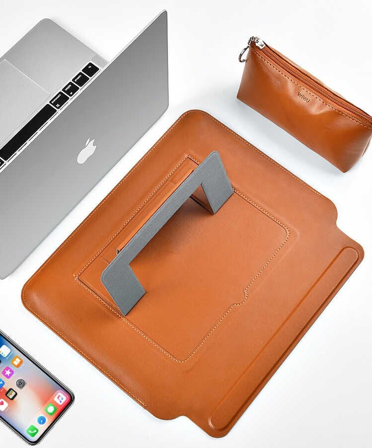 Apple Macbook 14.2' 2021 Wiwu Macbook Skin Pro Portable Stand Kılıf