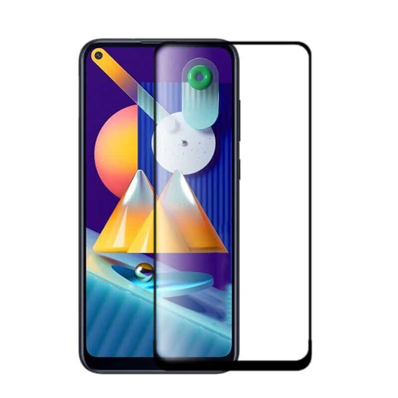 Galaxy A11 HEPTEKİLETİŞİM Kenarları Kırılmaya Dayanıklı Cam Ekran Koruyucu