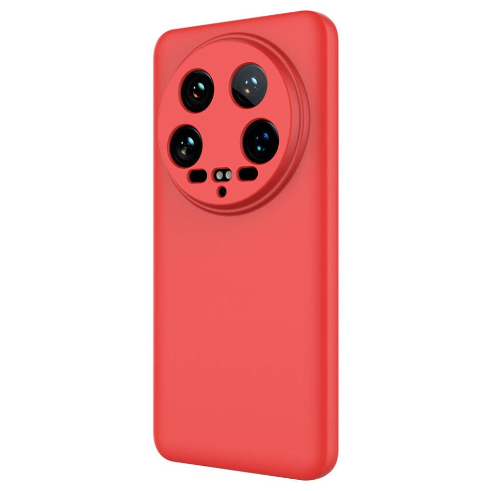Xiaomi Mi 14 Ultra Kılıf Kadife İç Yüzey Yumuşak Dokulu Kamera Korumalı Kapak (MARA) Koyu Mor