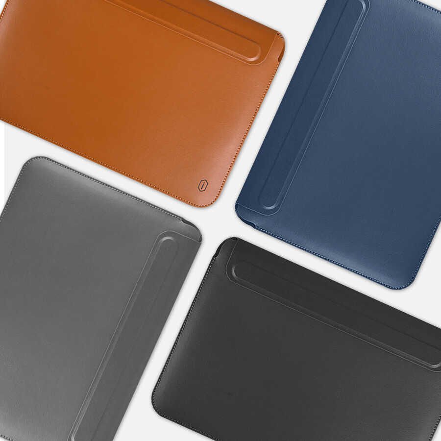 Apple Macbook 16.2' 2021 Wiwu Macbook Skin Pro Portable Stand Kılıf