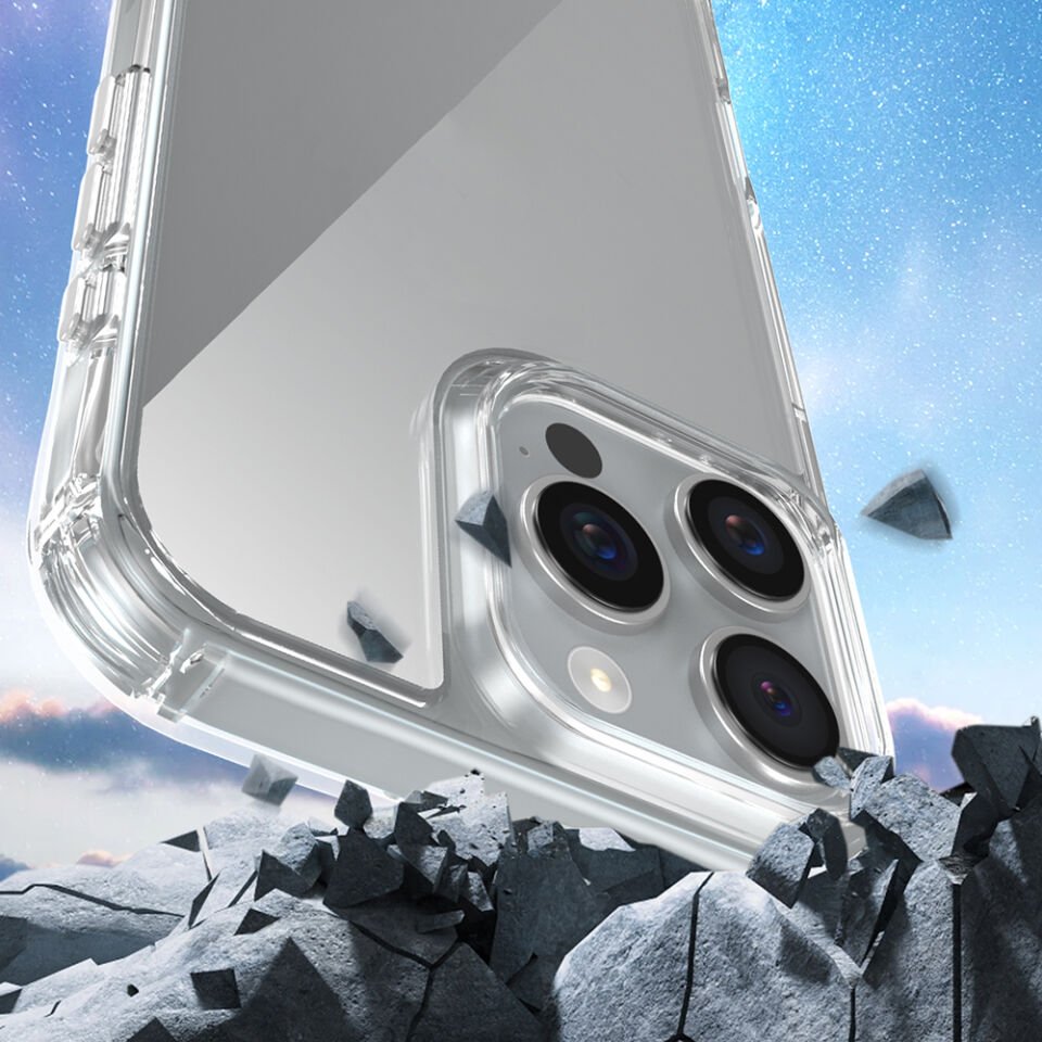 Apple iPhone 16 Pro Max Kılıf Airbagli Takılabilir Askı Aparatlı HEPTEKİLETİŞİM Snap Silikon Kapak