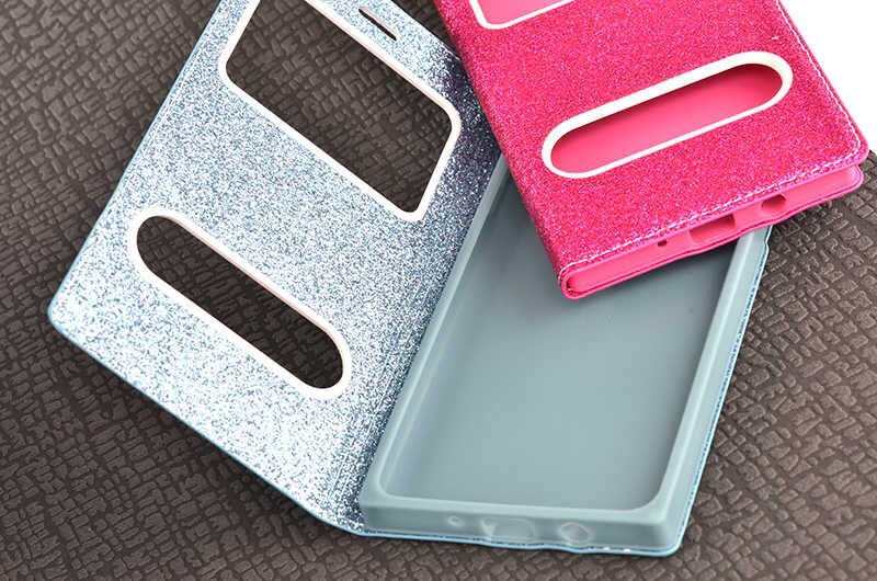 Samsung Galaxy J5 Prime Kılıf HEPTEKİLETİŞİM Simli Dolce Kapaklı Kılıf