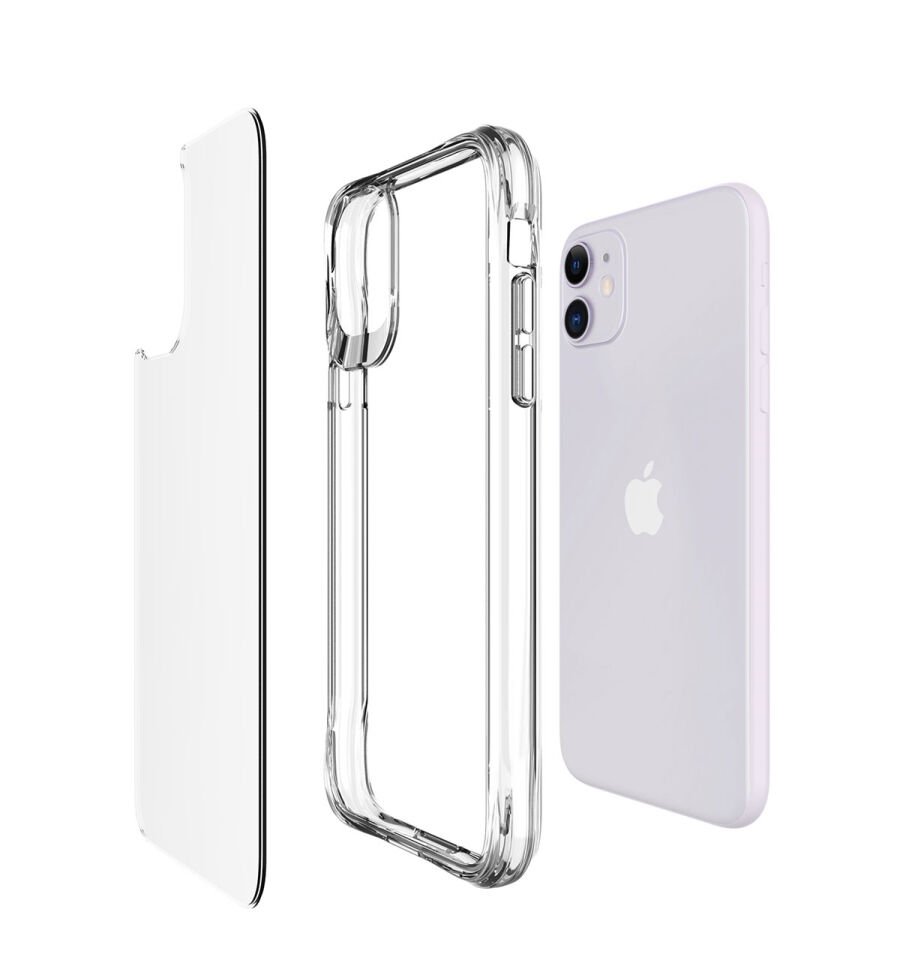 Apple iPhone 11 Kılıf HEPTEKİLETİŞİM Şeffaf Ultra İnce Airbag Tasarımlı Okka Kapak