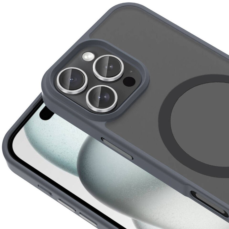 Apple iPhone 16 Pro Kılıf Magsafe Şarj Özellikli Mat Arka Yüzey HEPTEKİLETİŞİM Sio Kapak