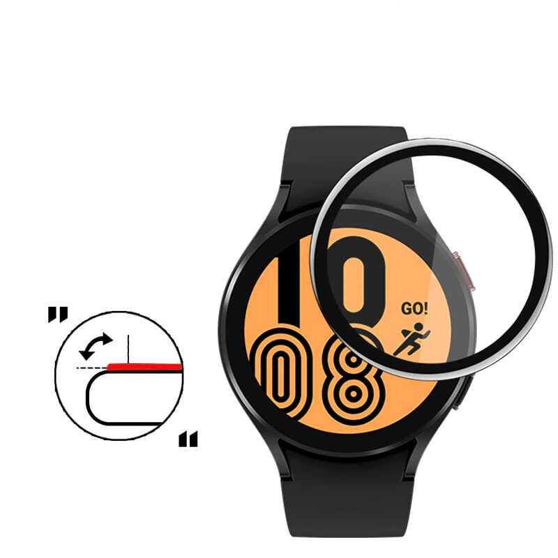 Samsung Galaxy Watch 4 44mm HEPTEKİLETİŞİM PMMA Pet Saat Ekran Koruyucu