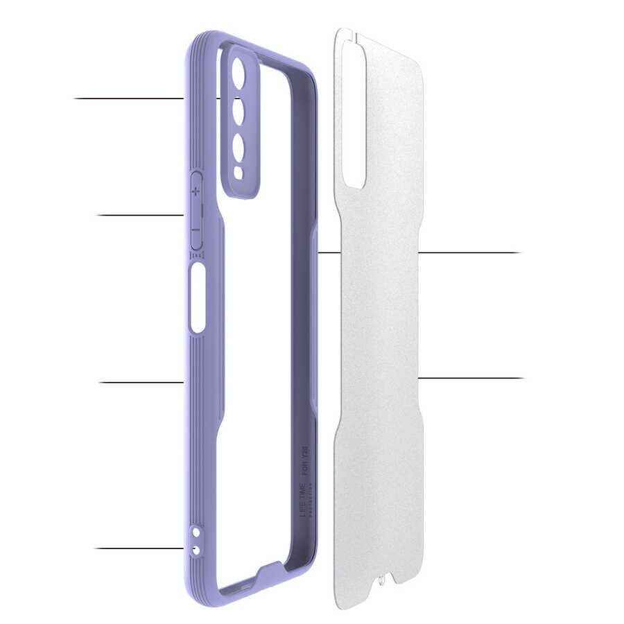 Vivo Y20 Kılıf HEPTEKİLETİŞİM Parfe Kapak