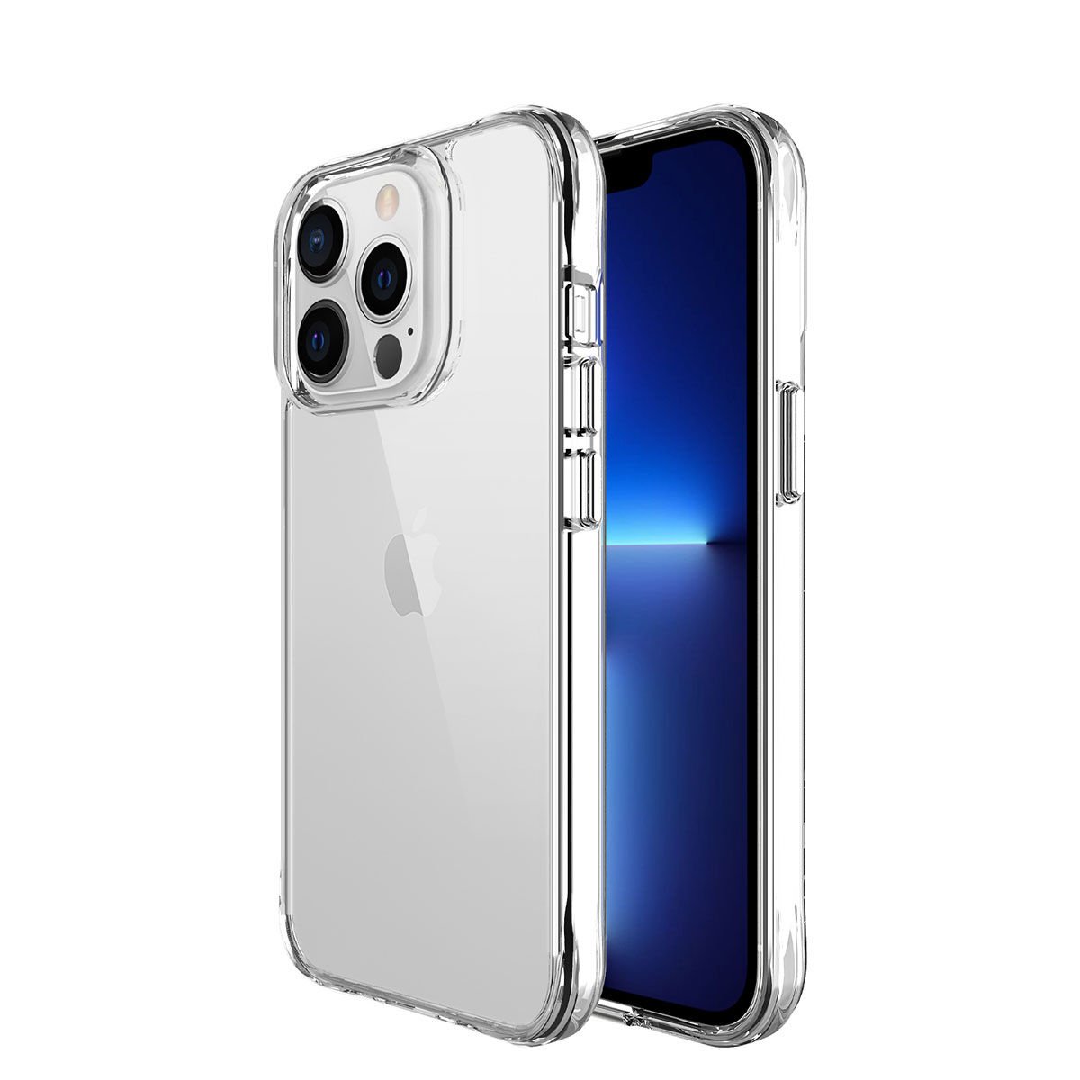Apple iPhone 13 Pro Max Kılıf HEPTEKİLETİŞİM Şeffaf Ultra İnce Airbag Tasarımlı Okka Kapak