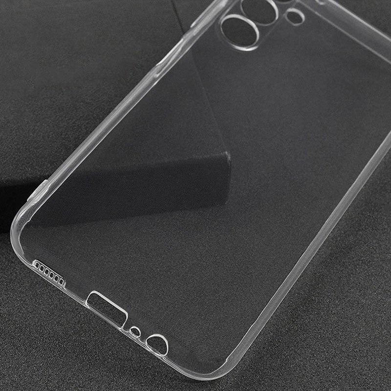 Galaxy M14 Şeffaf Kılıf Yumuşak İnce Tasarımlı Kapak (SÜPER) Renksiz