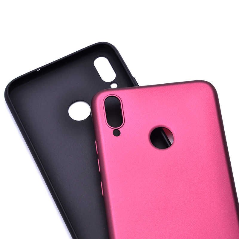 Huawei Honor 8X Kılıf Yumuşak Dokulu Soft Esnek İnce Mat Renkli Silikon Kapak (PREMİER) Lacivert