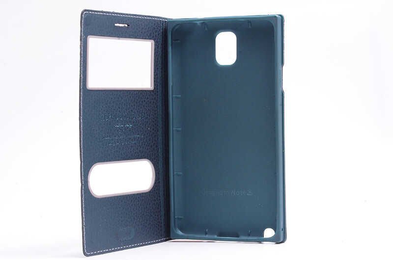 Samsung Galaxy Note 3 N9000 Kapaklı Kılıf Mıknatıslı 360 Tam Korumalı (DOLCE) Pembe Koyu