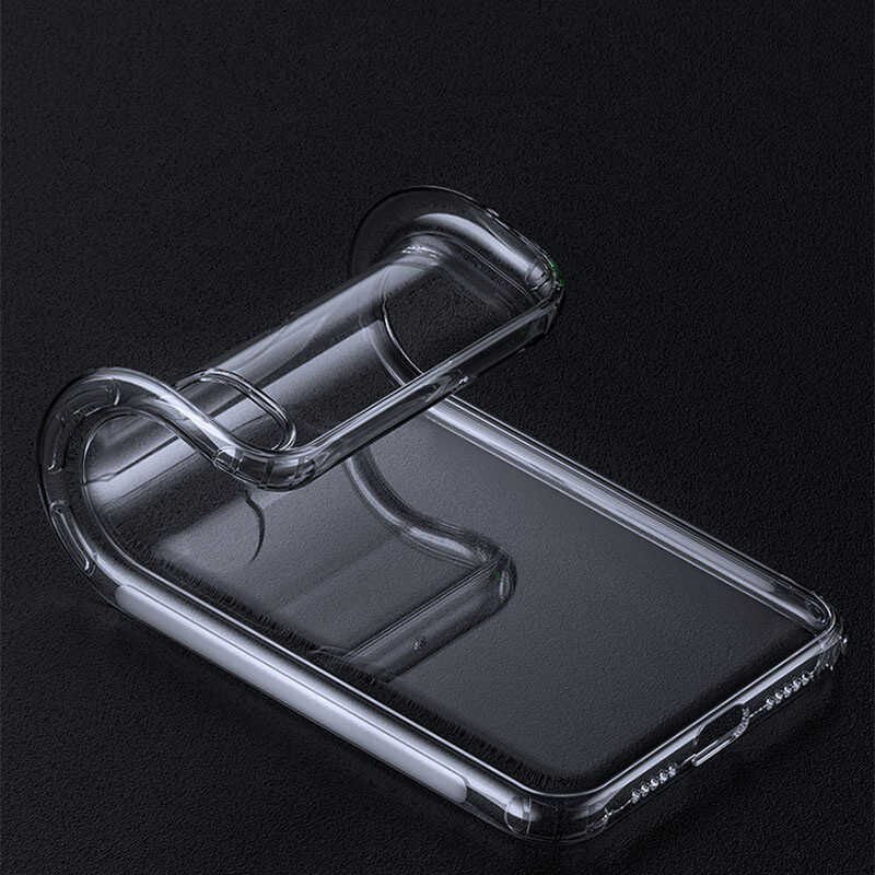 Oppo Reno 2 Şeffaf Kılıf Yumuşak İnce Tasarımlı Kapak (SÜPER) Renksiz