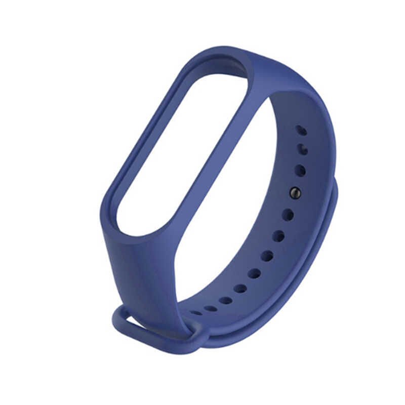 Xiaomi Mi Band 2 Silikon Kordon Soft ve Pürüzsüz Yüzeyli Kordon (Klasik) Lacivert