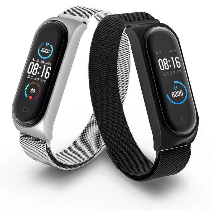 Xiaomi Mi Band 5 HEPTEKİLETİŞİM KRD-01 Metal Kordon