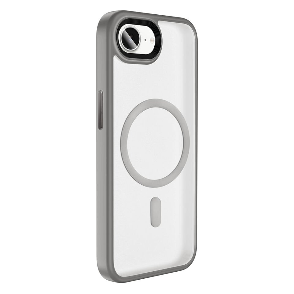 Apple iPhone 16E Kılıf Mat Arka Yüzey Wireless Şarj Özellikli Zore Flet Magsafe Kapak