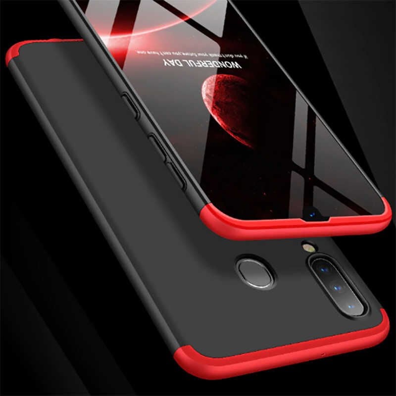 Samsung Galaxy A70 Kılıf 360 Tam Koruma Ön Ve Arka Sert Mika Kapak Orjinal Ays Gkk Kapak Rose Gold