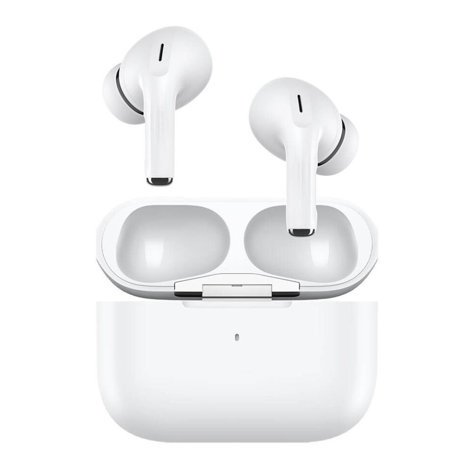 HD Ses Kaliteli TWS Kulak İçi Bluetooth v5.3 Kulaklık (BTK-ZR77) Beyaz