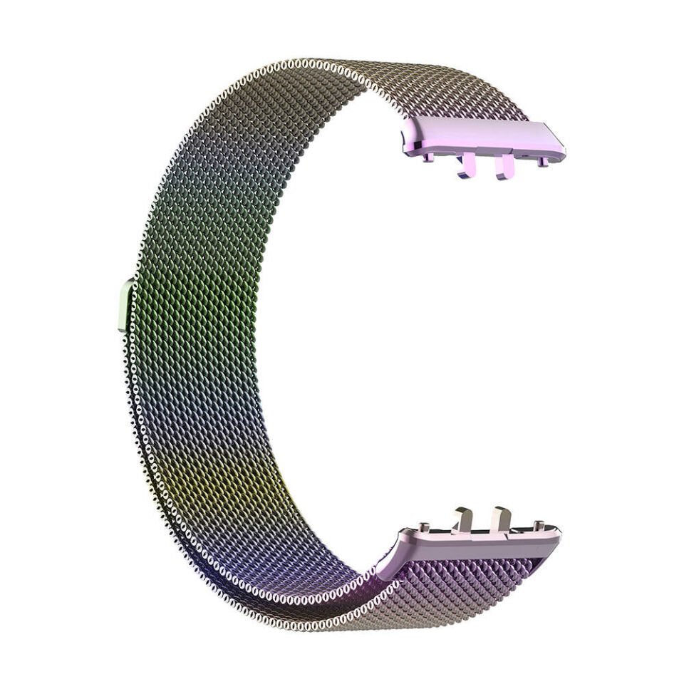 Samsung Galaxy Fit 3 Metal Kordon Paslanmaz Çelik Örgü (KRD-01) Colorful