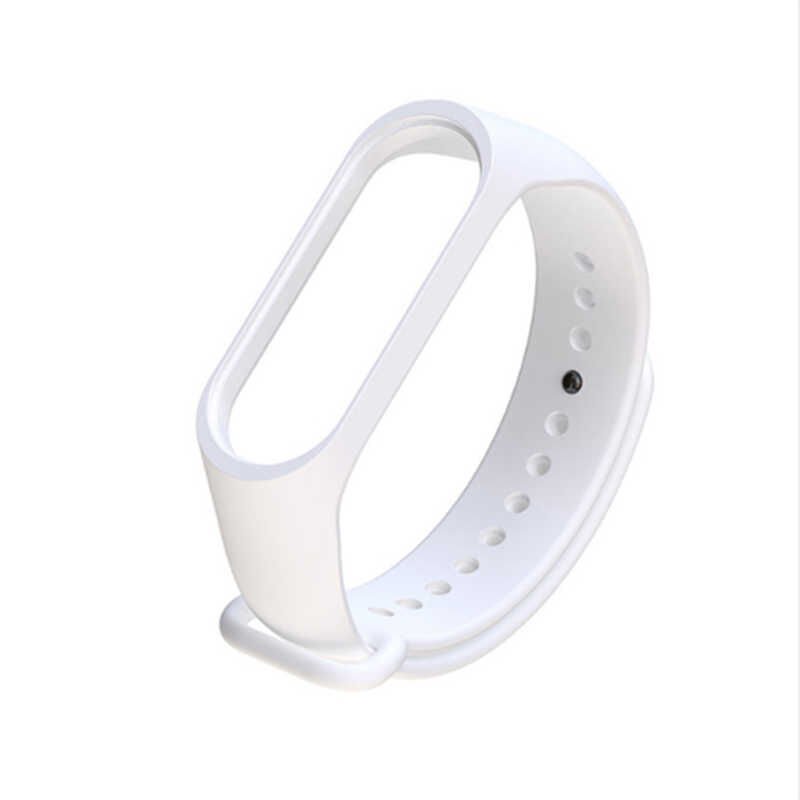 Xiaomi Mi Band 2 Silikon Kordon Soft ve Pürüzsüz Yüzeyli Kordon (Klasik) Beyaz