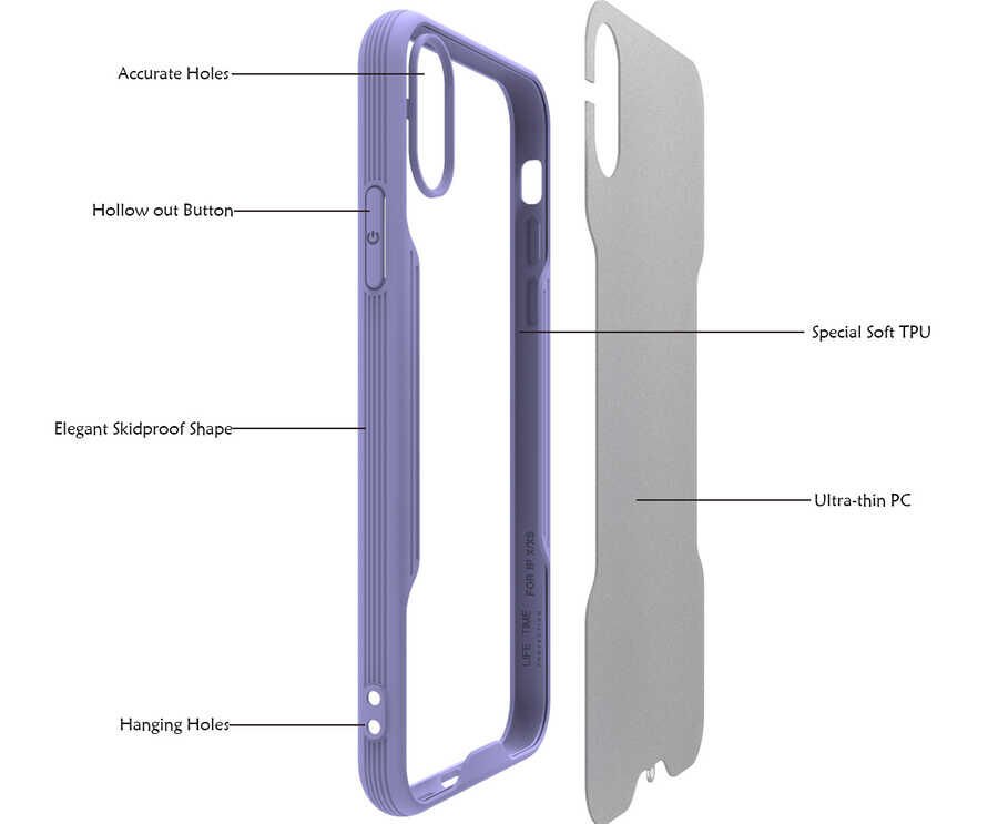Apple iPhone XS 5.8 Kılıf HEPTEKİLETİŞİM Parfe Kapak