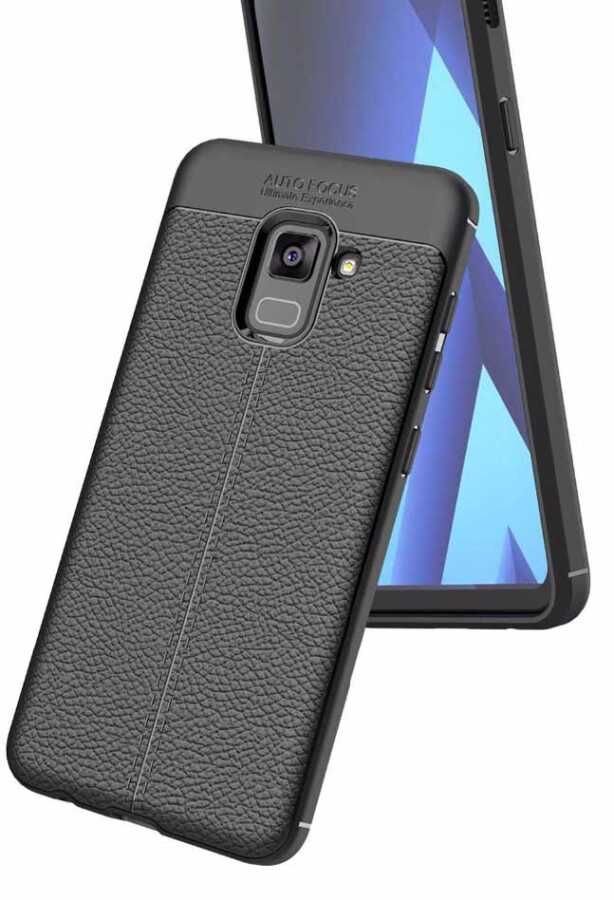 Galaxy A8 Plus 2018 Kılıf Zore Niss Silikon Kapak