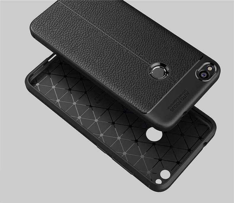 Huawei P9 Lite Mini Kılıf Deri Görünümlü Renk Atmayan Dayanaklı Silikon Kapak (NİSS) Lacivert